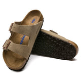 Birkenstock Arizona Soft Footbed Unisex Sandal Taupe Suede
