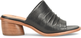 Sofft Wmns Chrissie Slip On Leather Sandal With Heel Black