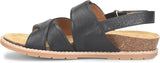 Comfortiva Gemata Wmns Adjustable Leather Sandal Black