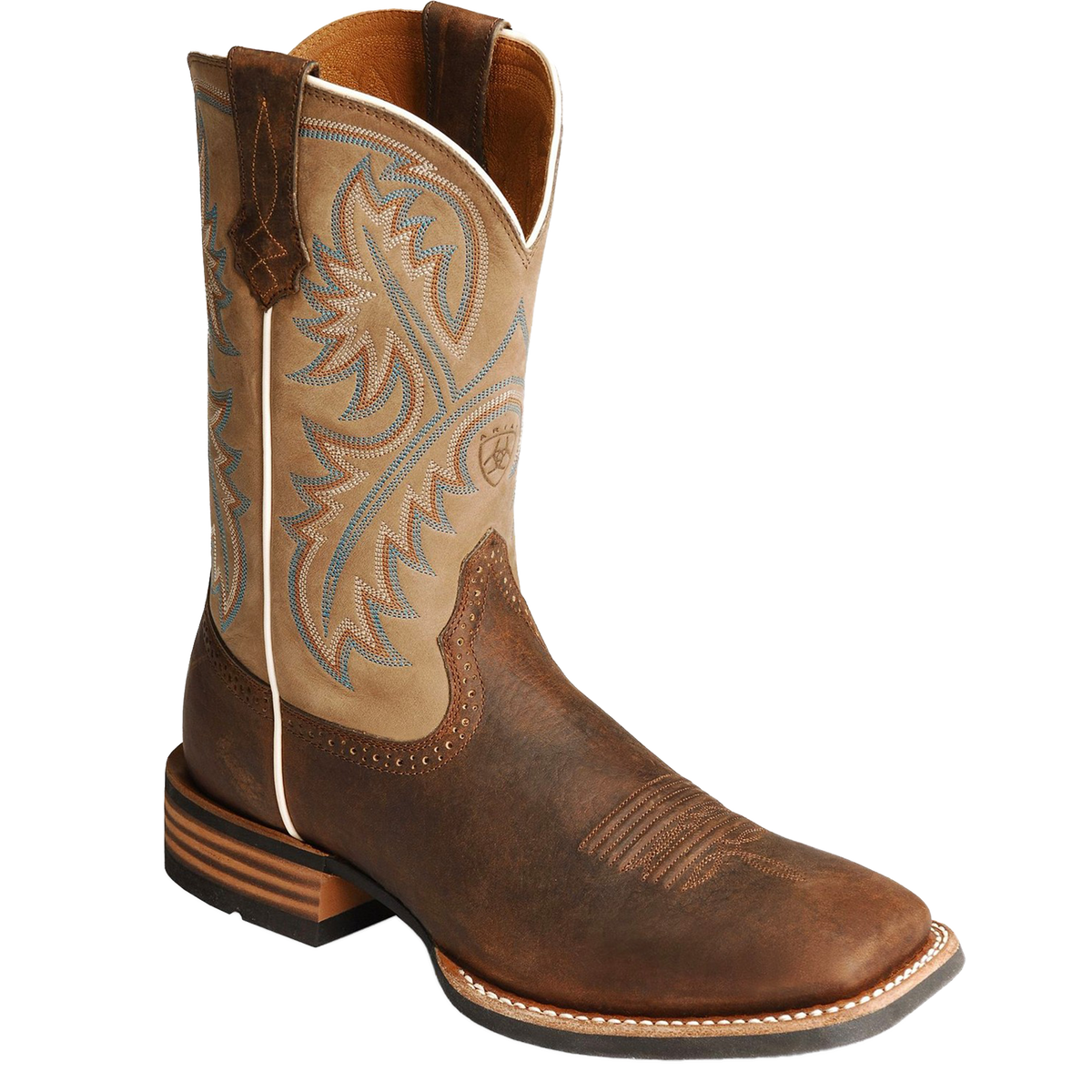 Ariat Men s Quickdraw Western Boots Bark Beige