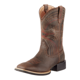 ARIAT MNS SPORT WIDE SQUARE TOE WESTERN WORK BOOT BROWN