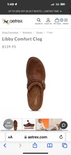 Load image into Gallery viewer, Aetrex Libby Womens Clog Tobacco
