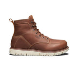 KEEN UTILITY MNS SAN JOSE WEDGE 6 INCH SOFT TOE WORK BOOT GINGERBREAD