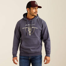 Load image into Gallery viewer, Ariat Mens Southwestern Longhorn Hoodie

