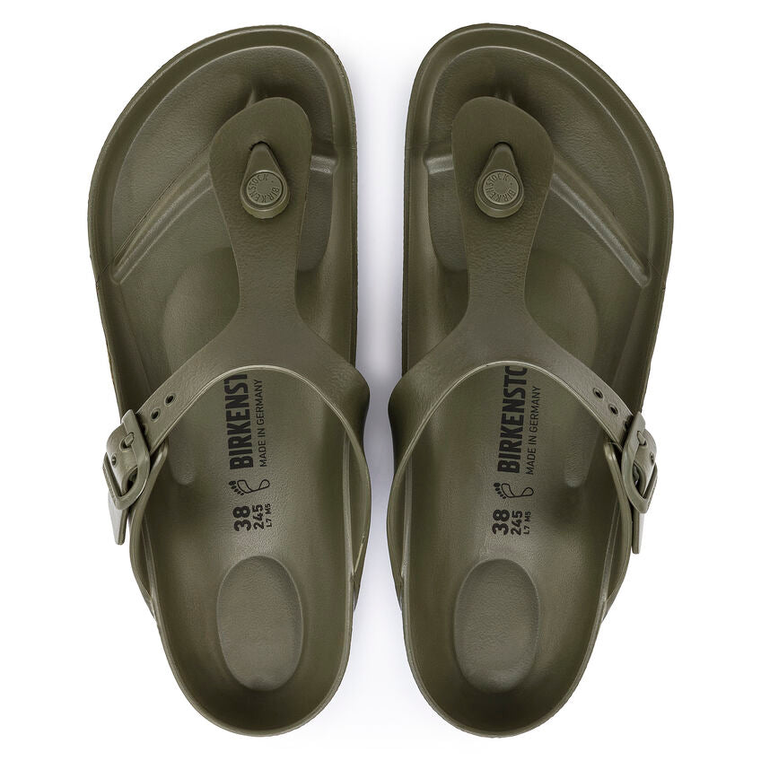 Birkenstock Womens Gizeh Eva Thong Sandal Khaki