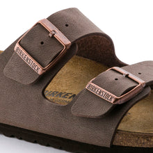 Load image into Gallery viewer, Birkenstock Womens Arizona 2 Strap Sandal  Birkibuc Mocha

