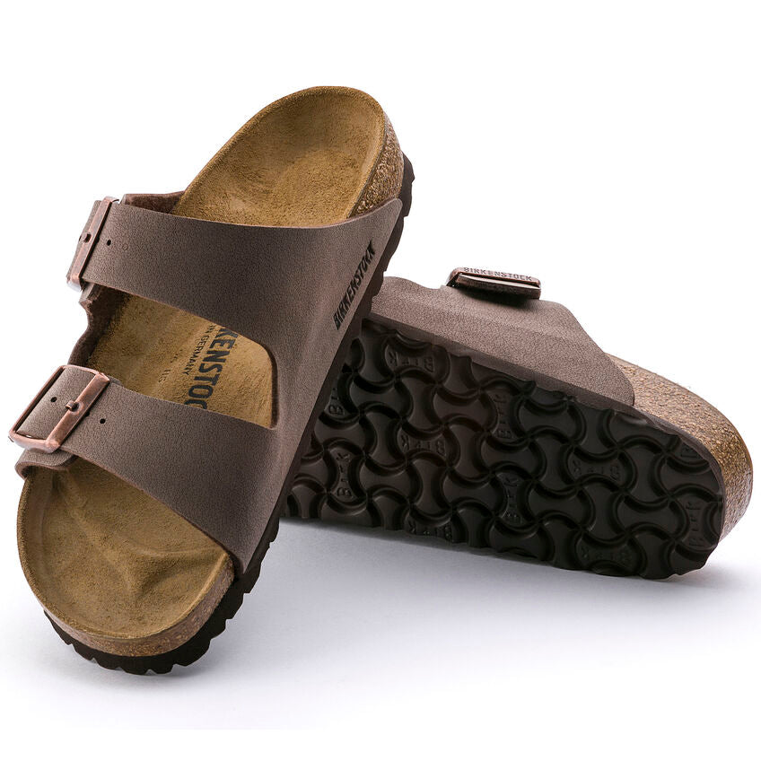Birkenstock Womens Arizona 2 Strap Sandal  Birkibuc Mocha