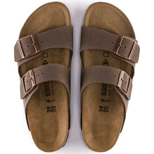Load image into Gallery viewer, Birkenstock Womens Arizona 2 Strap Sandal  Birkibuc Mocha
