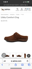 Load image into Gallery viewer, Aetrex Libby Womens Clog Tobacco
