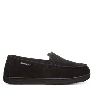 Bearpaw Mens Brian Sheepskin Slipper Black