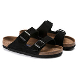 Birkenstock Arizona Soft Footbed Unisex Sandal Black Suede