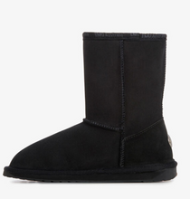 Load image into Gallery viewer, Emu Australia Womens  Platinum Stinger Slim Low Sheepskin Boot Black
