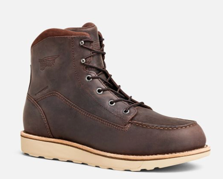Red Wing Men’s Traction Red Lite 6 Inch Waterproof Soft Toe Work Boot
