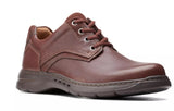 Clarks Men's Unbrawley Pace Casual Dress Shoe Mahogany Leather