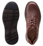 Clarks Men's Unbrawley Pace Casual Dress Shoe Mahogany Leather