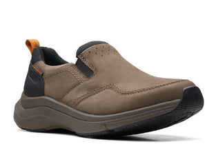 Clarks Men's Wave 2.0 Edge Casual Walking Shoe Dark Taupe