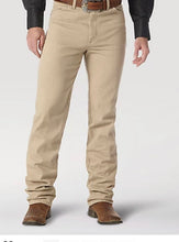 Load image into Gallery viewer, Wrangler Mens Cowboy Cut Slim Fit Prewashed Jeans Tan
