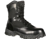 Rocky Mns Alpha Force Zipper Composite Toe Public Service Boot