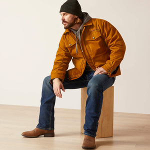 Ariat Mens Grizzly Canvas 2.0 Conceal And Carry Canvas Jacket Chestnut