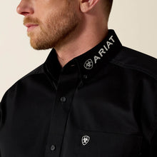Load image into Gallery viewer, Ariat Mens Solid Twill Team Logo  Long Sleeve  Button Down Dress Shirt
