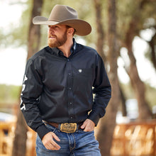 Load image into Gallery viewer, Ariat Mens Solid Twill Team Logo  Long Sleeve  Button Down Dress Shirt
