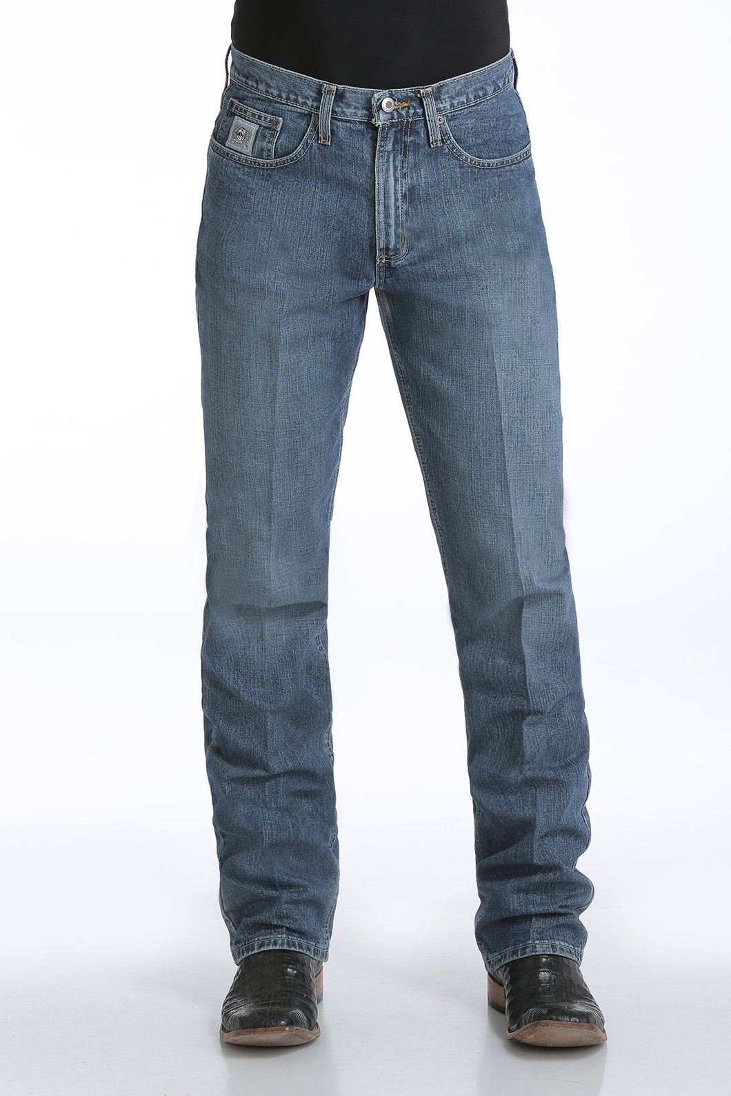CINCH  MEN'S SLIM FIT SILVER LABEL - MEDIUM STONEWASH