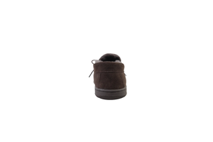 Superlamb Mens Moccasin Deluxe Sheepskin Slipper Chocolate