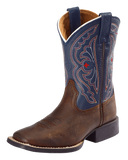 ARIAT CHILDRENS QUICKDRAW WESTERN BOOT BROWN OILY