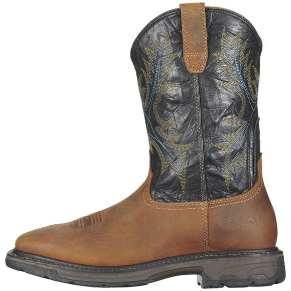 ARIAT MEN'S WORKHOG PULL ON SOFT TOE WORK BOOT