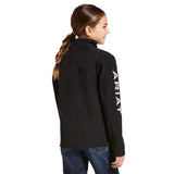 ARIAT KID'S  NEW TEAM SOFTSHELL JACKET BLACK