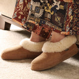 ACORN WOMEN'S OH EWE II WALNUT BOOT SLIPPERS