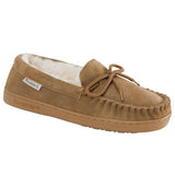 BEARPAW MEN'S MOC II SUEDE SLIPPER HICKORY