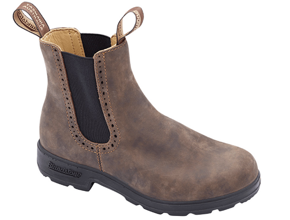 BLUNDSTONE WOMEN'S RUSTIC CLASSIC PULL ON CHELSEA BOOT BROWN