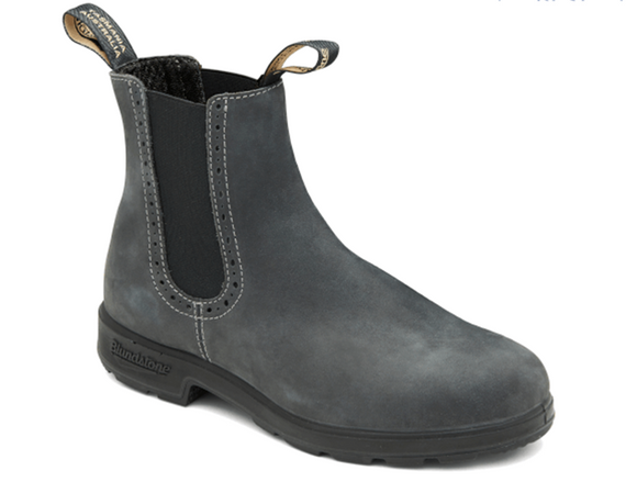 BLUNDSTONE Women's RUSTIC PULL ON CHELSEA BOOT BLACK