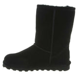 BEARPAW WOMEN'S ELLE SHORT SUEDE BLACK BOOT