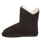 BEARPAW ROSALINE CHOCOLATE BUTTON SHORT BOOT