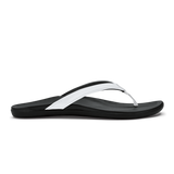 Olukai 20294-4ROX Women's Quick-drying Non-marking Sandals White/Onyx