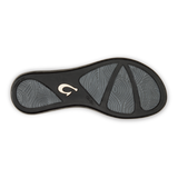 Olukai 20294-OXOX Women's Non-Marking Rubber Outsole Sandal Onyx