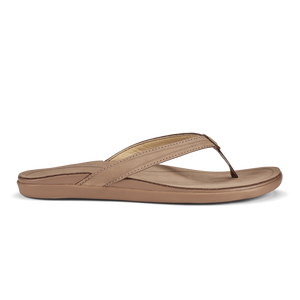 Olukai  Womens Leather Sandal Tan