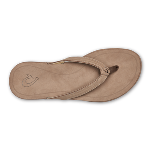 Olukai  Womens Leather Sandal Tan