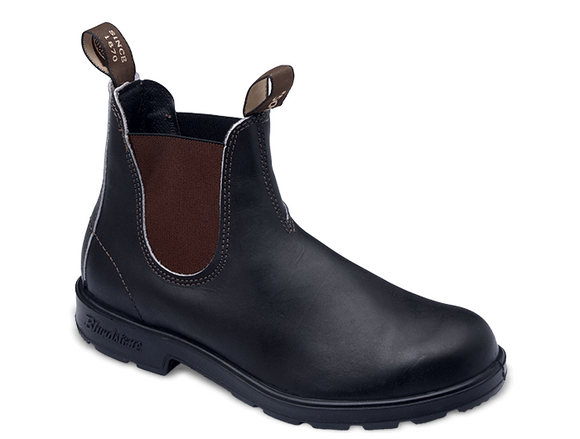 BLUNDSTONE 500 MEN'S ORIGINAL PULL ON CHELSEA BOOT STOUT BROWN