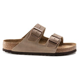 BIRKENSTOCK ARIZONA SOFT FOOTBED UNISEX SANDAL TABACCO LEATHER