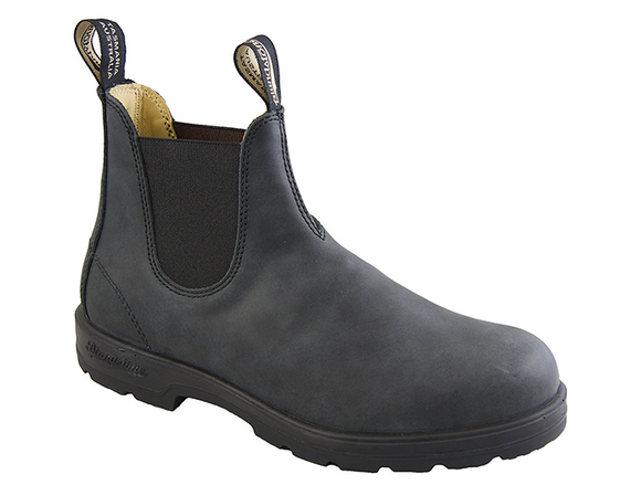 BLUNDSTONE 587 MEN'S ORIGINAL CHELSEA BOOT RUSTIC BLACK