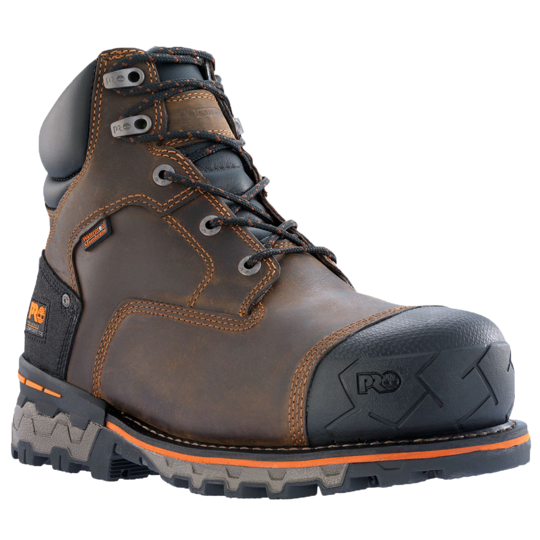 Timberland Mens Boondock Composite Toe Waterproof Brown