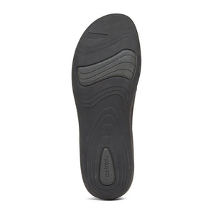 Aetrex Karina Womens Monk Strap Casual Shoe Black