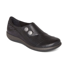 Load image into Gallery viewer, Aetrex Karina Womens Monk Strap Casual Shoe Black
