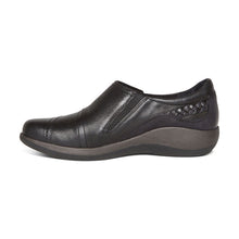 Load image into Gallery viewer, Aetrex Karina Womens Monk Strap Casual Shoe Black
