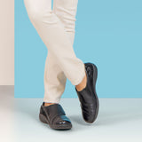 AETREX KARINA WOMEN'S MONK STRAP CASUAL SHOE IRON