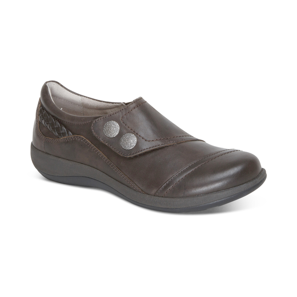 AETREX KARINA WOMEN'S MONK STRAP CASUAL SHOE IRON