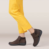 AETREX LUNA WOMEN'S CASUAL ANKLE BOOT DARK EARTH